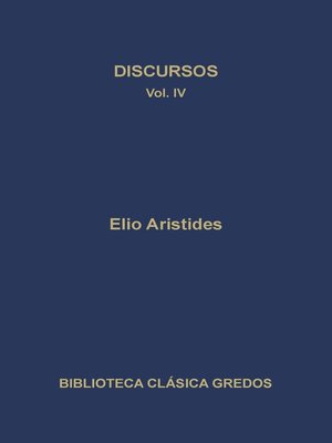 cover image of Discursos IV